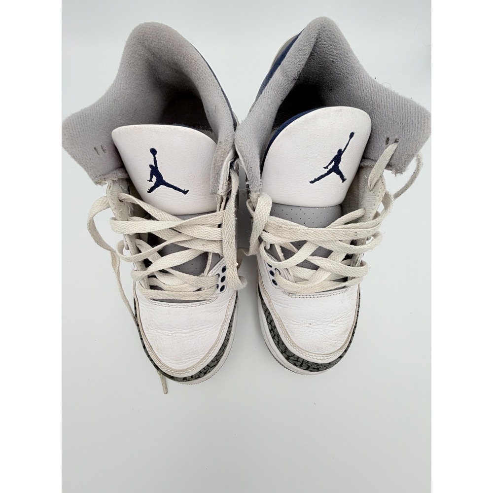 Air Jordan 3 Retro Midnight Navy White CT8532-140 Boys Basketball Shoes